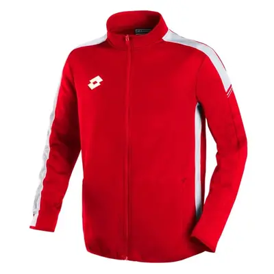 Lotto ELITE PLUS JR SWEAT FZ PL Junior futball pulóver, piros, méret