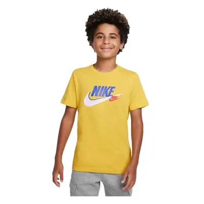 Nike NSW SI SS TEE Fiú póló, sárga, méret