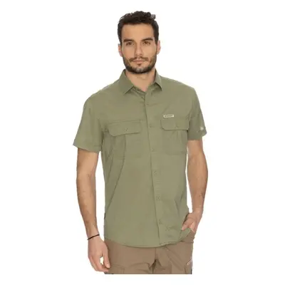 BUSHMAN PEONY NEW Férfi rövid ujjú ing, khaki, méret