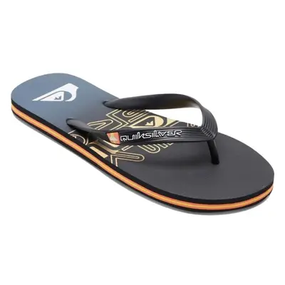 Quiksilver MOLOKAI WORDBLOCK Férfi flip-flop papucs, fekete, méret