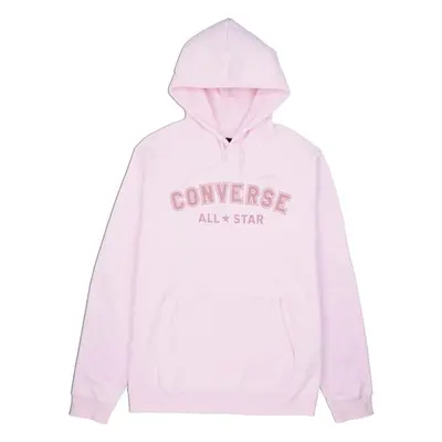 Converse CLASSIC FIT ALL STAR SINGLE SCREEN PRINT HOODIE BB Női pulóver, rózsaszín, méret