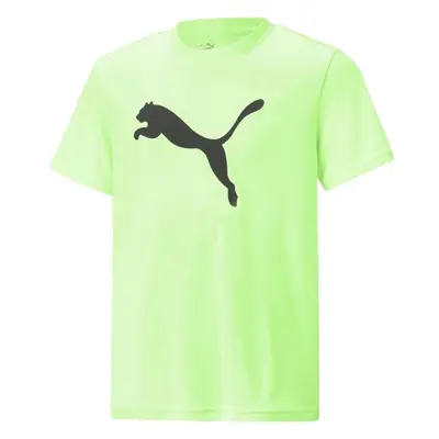 Puma ACTIVE SPORTS POLY CAT TEE B Fiú póló, világoszöld, méret