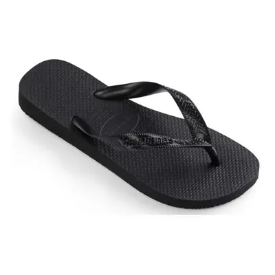 HAVAIANAS TOP Uniszex flip-flop papucs, fekete, méret 35/36