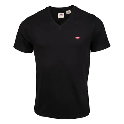 Levi's® ORIG HM VNECK DEEP DEPTHS Férfi póló, fekete, méret