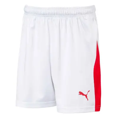 Puma LIGA SHORTS WITH BRIEF JR Fiú rövidnadrág focira, fehér, méret