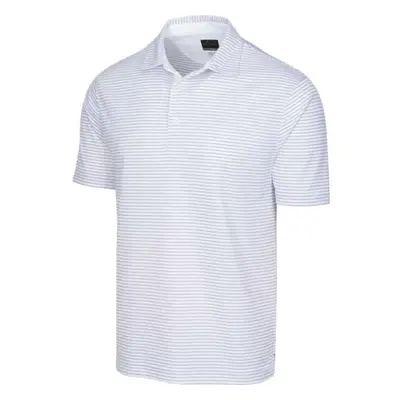 GREGNORMAN PROTEK ML75 STRIPE POLO Férfi golf galléros póló, fehér, méret