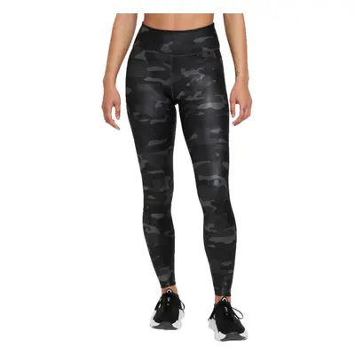 Nike ONE DF CAMO MR TGT W Női legging, fekete, méret