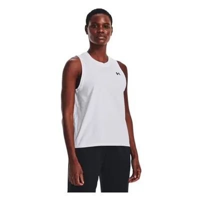 Under Armour UA ESSENTIAL CTTN STRCH TANK Női top, fehér, méret