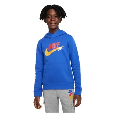 Nike NSW SI FLC PO HOODIE BB Fiú pulóver, kék, méret