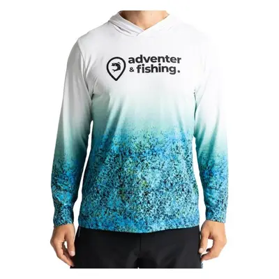 ADVENTER & FISHING UV T-SHIRT Férfi funkcionális UV felső, világoskék, méret