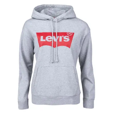 Levi's® GRAPHIC STANDARD HOODIE BATWIN Női pulóver, szürke, méret