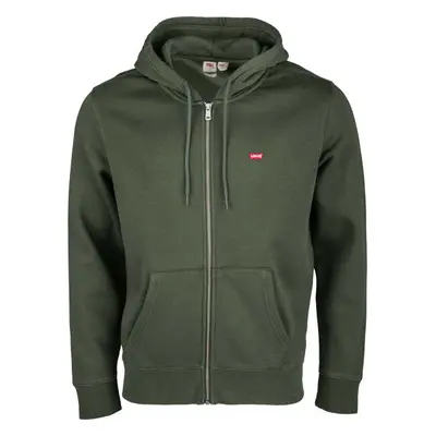 Levi's® CORE NG ZIP UP Férfi pulóver, khaki, méret