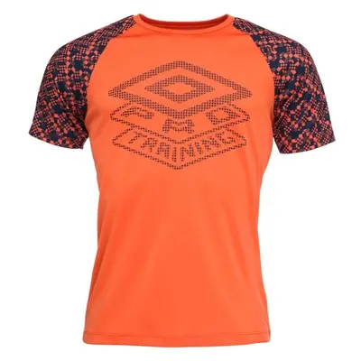 Umbro PRO TRAINING ACTIVE GRAPHIC Férfi edzőpóló, narancssárga, méret