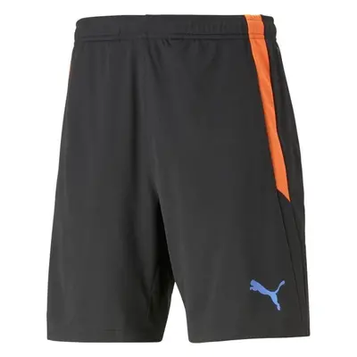 Puma TEAMLIGA TRAINING SHORTS Férfi futball rövidnadrág, fekete, méret