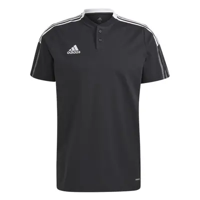 adidas TIRO21 POLO Férfi póló focira, fekete, méret