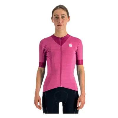 Sportful KELLY W SHORT SLEEVE JERSEY Női kerékpáros mez, rózsaszín, méret