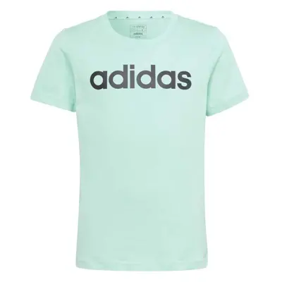 adidas ESS LIN T Lány póló, világoszöld, méret