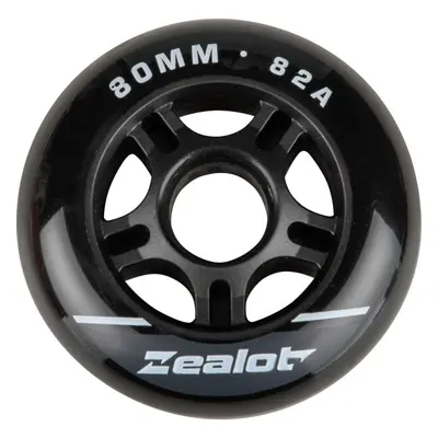 Zealot INLINE WHEELS PACK 80-82A Görkorcsolya kerekek, fekete, méret