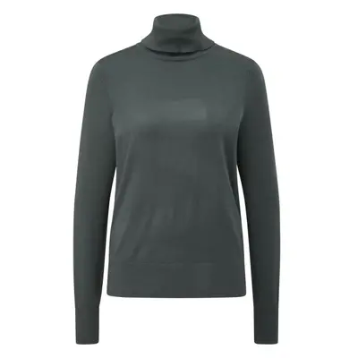 s.Oliver RL POLO NECK JUMPER NOOS Pulóver garbó nyakkal, sötétzöld, méret