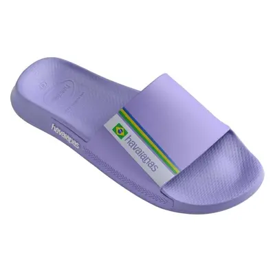 HAVAIANAS SLIDE BRASIL Uniszex papucs, lila, méret 39/40