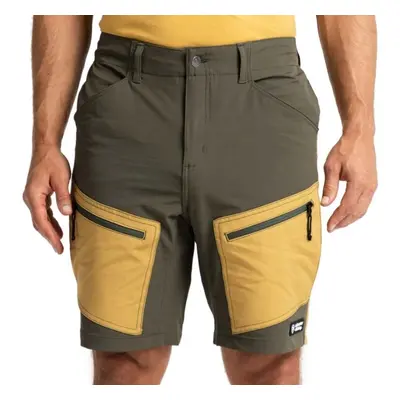 ADVENTER & FISHING FUNCTIONAL OUTDOOR SHORTS SAND & KHAKI Férfi impregnált rövidnadrág, sötétszü