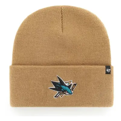 47 NHL SAN JOSE SHARKS HAYMAKER '47 CUFF KNIT BLK Téli sapka, bézs, méret