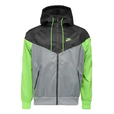 Nike HERITAGE ESSENTIALS WINDRUNNER Férfi kabát, szürke, méret