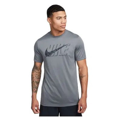 Nike NK DF TEE RLGD CAMO Férfi póló edzéshez, szürke, méret