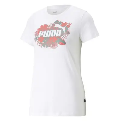 Puma ESS + FLOWER POWER TEE Női póló, fehér, méret