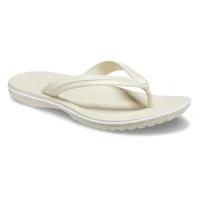 Crocs CROCBAND FLIP Uniszex flip-flop papucs, bézs, méret 36/37