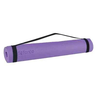 Fitforce YOGA MAT 180X61X0,4 Fitnesz szőnyeg, lila, méret