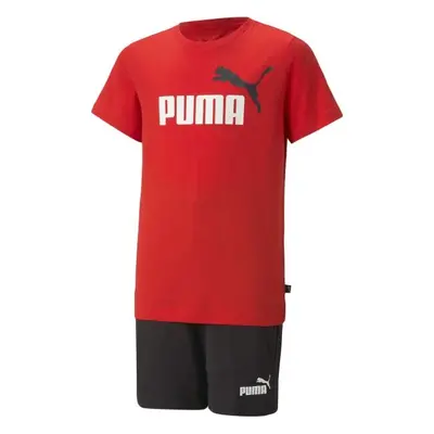 Puma SHORT JERSEY SET B Gyerek szett, piros, méret