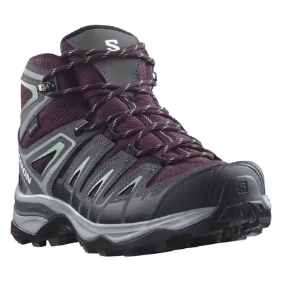 Salomon X ULTRA PIONEER MID GTX W Női túracipő, sötétszürke, méret 1/3