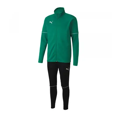 Puma TEAM GOAL TRACKSUIT CORE JR Fiú melegítő szett, zöld, méret