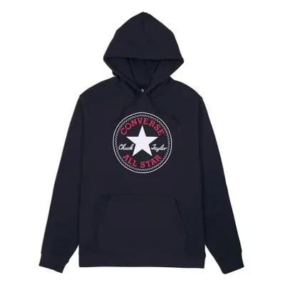 Converse STANDARD FIT CENTER FRONT LARGE CHUCK PATCH CORE PO HOODIE B Férfi pulóver, fekete, mér