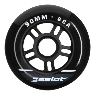 Zealot INLINE WHEELS PACK 90-82A Görkorcsolya kerék szett, fekete, méret