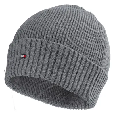 Tommy Hilfiger ESSENTIAL FLAG BEANIE Férfi téli sapka, szürke, méret