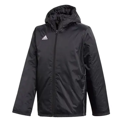 adidas CORE18 STD JKT Fiú sportdzseki, fekete, méret