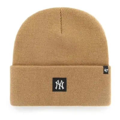 47 MLB NEW YORK YANKEES COMPACT ALT CUFF KNIT Téli sapka, bézs, méret