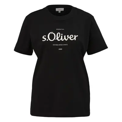 s.Oliver RL T-SHIRT Póló, fekete, méret