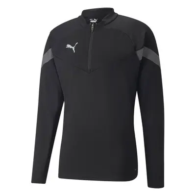 Puma TEAMFINAL TRAINING 1/4 ZIP TOP Férfi sportfelső, fekete, méret