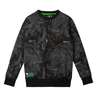 O'Neill HYBRID CREW SWEATSHIRT AOP Fiú pulóver, sötétszürke, méret