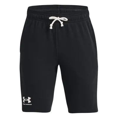 Under Armour UA RIVAL TERRY SHORT Fiú rövidnadrág, fekete, méret