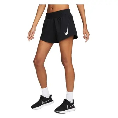 Nike SWOOSH SHORT VENEER VERS Női rövidnadrág, fekete, méret