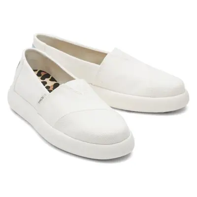 TOMS HERITAGE CANVAS WM ALPAMA SNEAK Női slip-on cipő, fehér, méret