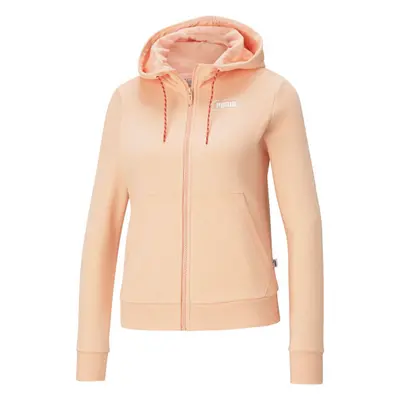 Puma REBEL FULL-ZIP HOODIE Női pulóver, lazac, méret