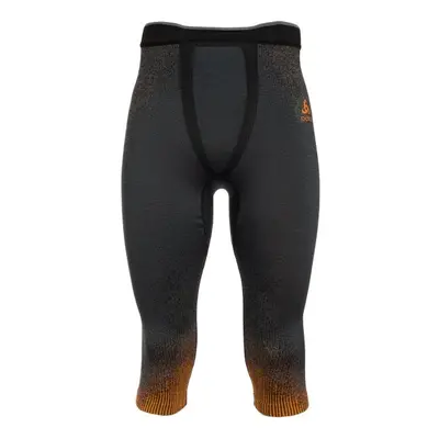 Odlo BLACKCOMB ECO Férfi háromnegyedes funkcionális leggings, sötétszürke, méret