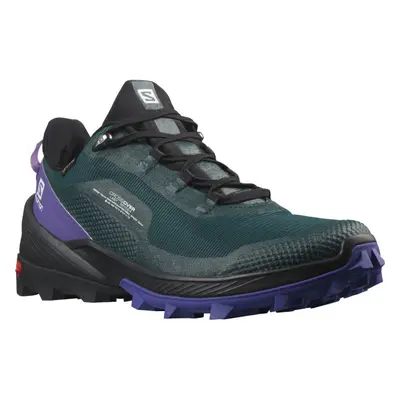 Salomon CROSS OVER GTX W Női túracipő, sötétzöld, méret