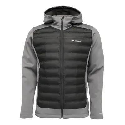 Columbia OUT-SHIELD INSULATED FULL ZIP HOODIE Férfi hibrid kabát, sötétszürke, méret