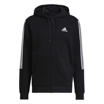 adidas CUT 3S FZ HD Férfi pulóver, fekete, méret